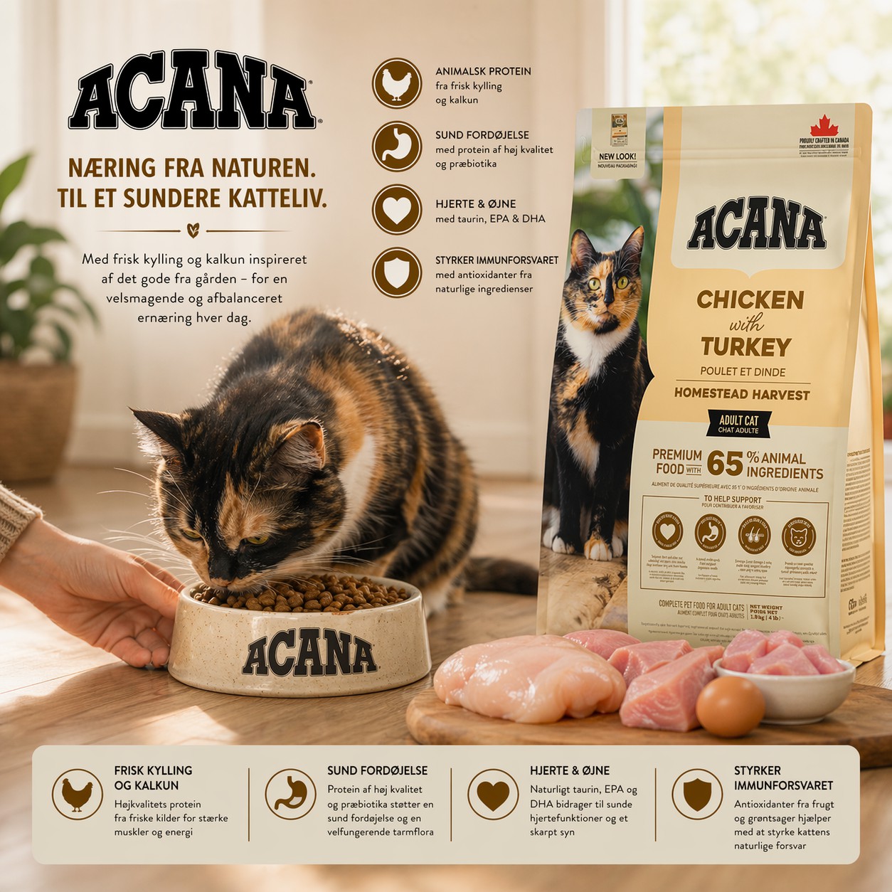 ACANA Homestead Harvest - Kylling og kalkun