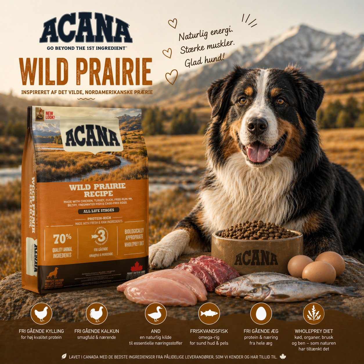 ACANA Wild Prairie - Inspireret af det vilde, nordamerikanske prærie