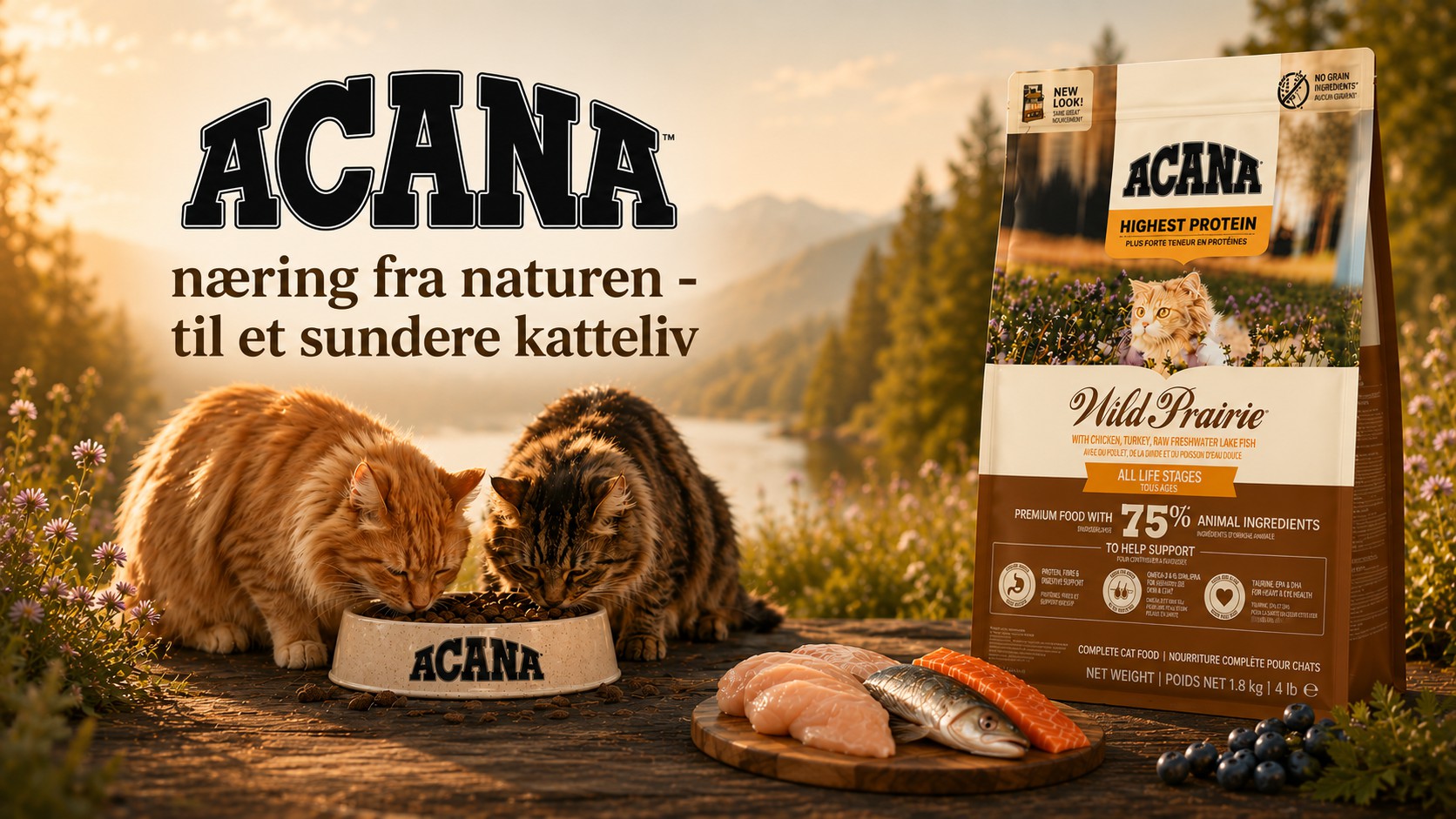 ACANA premium foder til aktive hunde